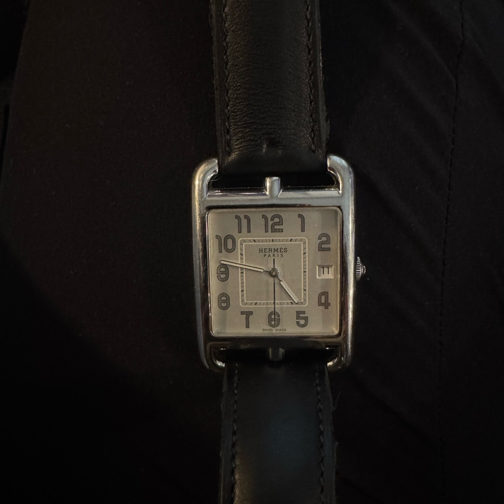 Hermes Black and Silver Women's Watch